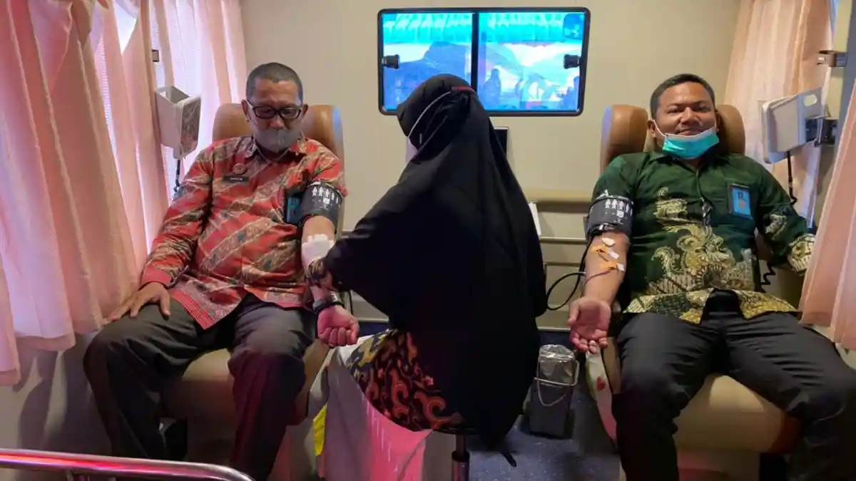 Jajaran Lapas Bireuen Gelar Donor Darah dan Bakti Sosial