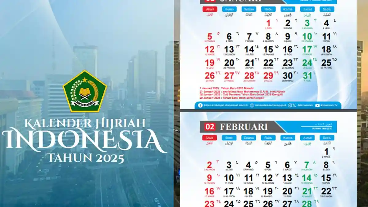20 Link Download Kalender 2025 Lengkap dengan Tanggal Merah, File PDF dan Bisa Diedit Gratis