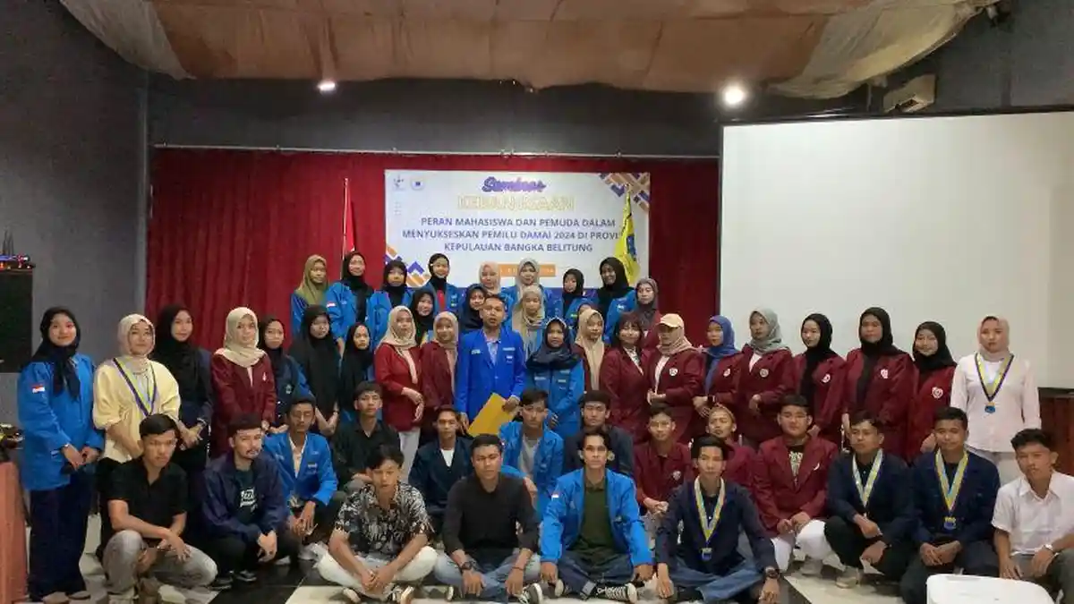 PC PMII Kota Pangkalpinang Gelar Seminar Pemilu Damai