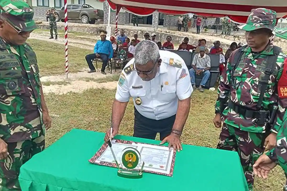 TMMD ke-117 Sorong Selatan Dibuka, Maksimalkan Anggaran Rp2,3 Miliar untuk Pembangunan