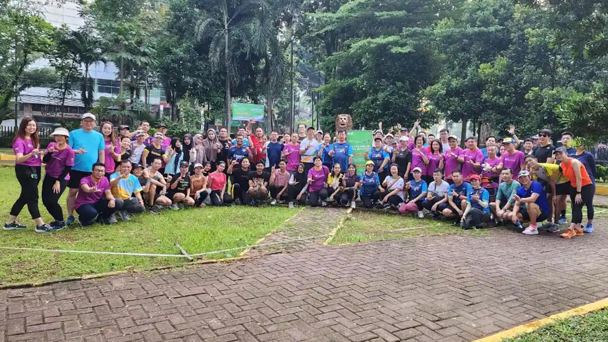 100 Orang Ramaikan Kegiatan "Road to" BAF Lions Run For Youth 2024