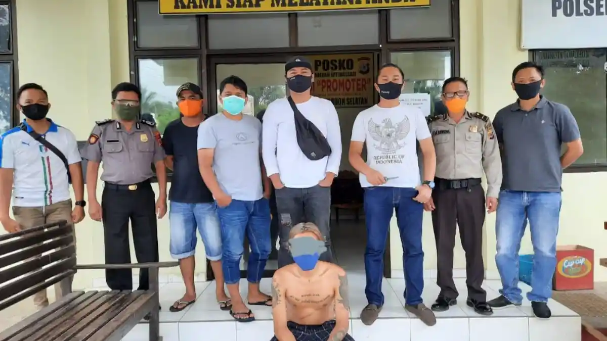 Tak Terima Handpone Adiknya Dirusak, Residivis Penganiayaan Kembali Berulah
