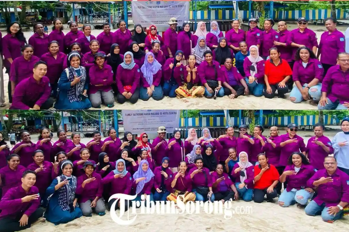 SSR Perdhaki dan Dinkes Kota Sorong Gelar Family Gathering,  Berbagi Cerita Bersama Kader Malaria