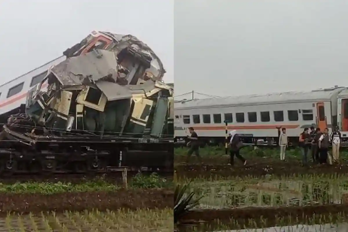 Kecelakaan Kereta Api Turangga dan KA Commuter Bandung Raya, 400 Meter dari Stasiun Cicalengka