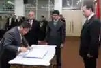 Djan Faridz Lantik Pejabat Kemenpera