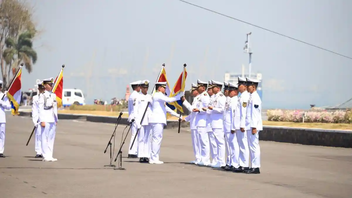 Lanal Gorontalo Raih Juara 3 Nasional sebagai Lanal Teladan saat HUT ke-78 TNI AL