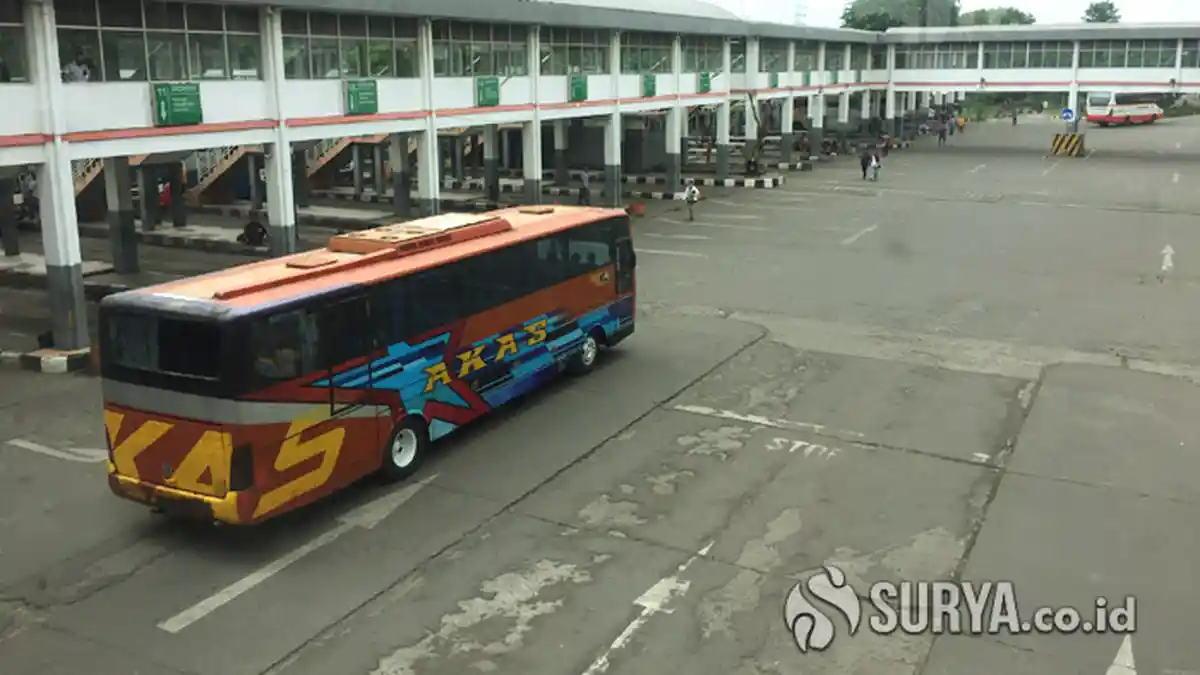 Sepi Melompong, Begini Keadaan Terminal Bungurasih Surabaya Saat Pandemi Virus Corona