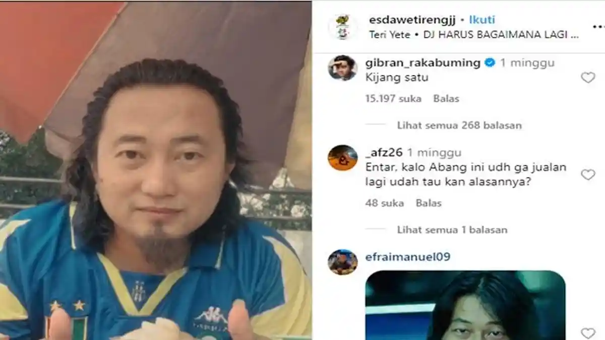 Penjual Es Dawet Dituding Intel yang Menyamar, Dipaksa Ngaku hingga Dikomentari Gibran Rakabuming