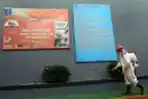 Penyemprotan Disinfektan di Lapas Cipinang
