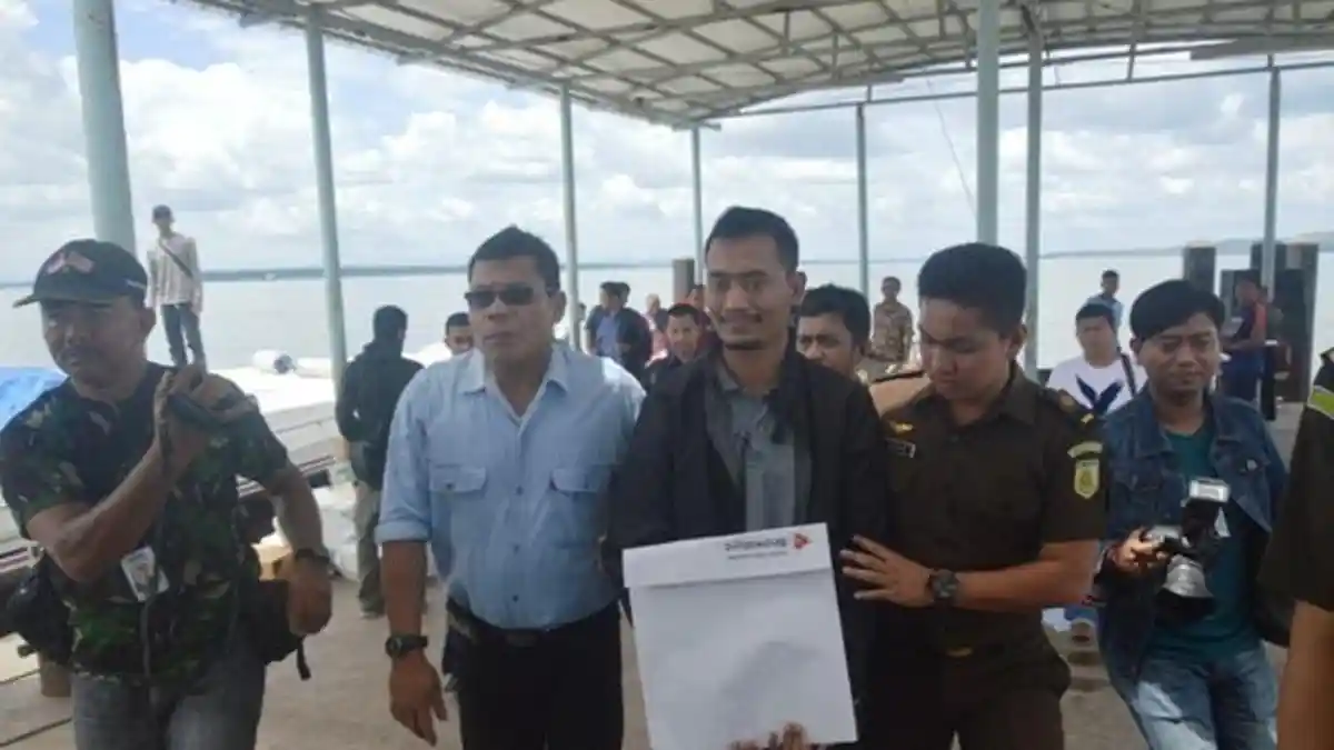 Tim Kejari Nunukan Berhasil Menangkap Dirut PT Tritunggal Selaras Consultant Utama