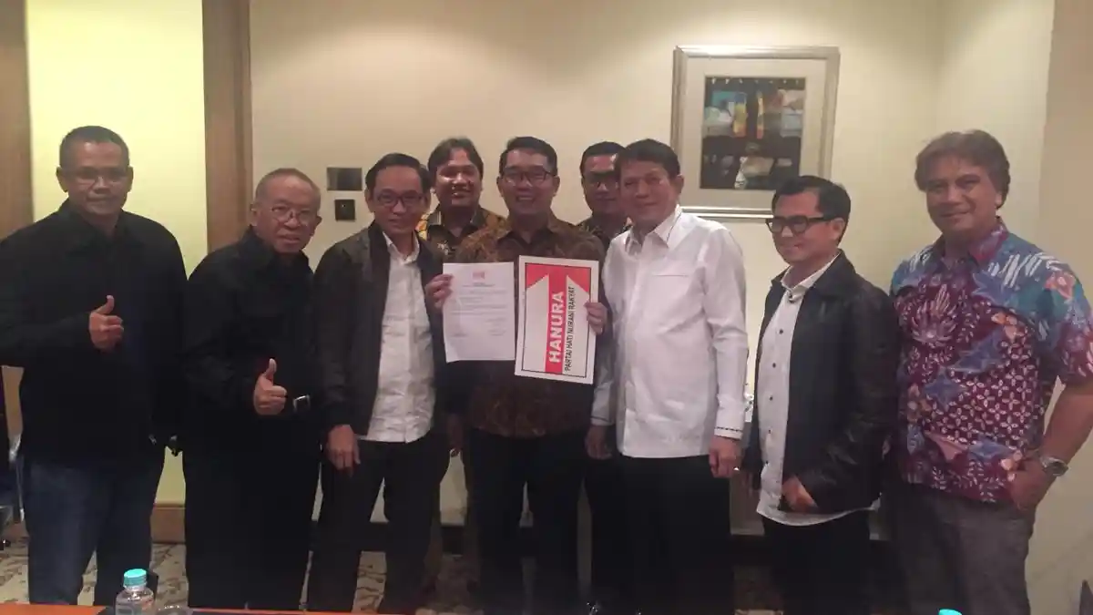 Hanura Resmi Dukung Ridwan Kamil Jadi Cagub Jabar