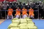 Gelar Barang Bukti Penyelundupan Sabu 1,8 Ton di Batam