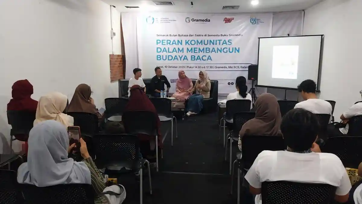 Kantor Bahasa Kepri Gelar Wicara di Semesta Buku Gramedia Hadirkan Komunitas Baca