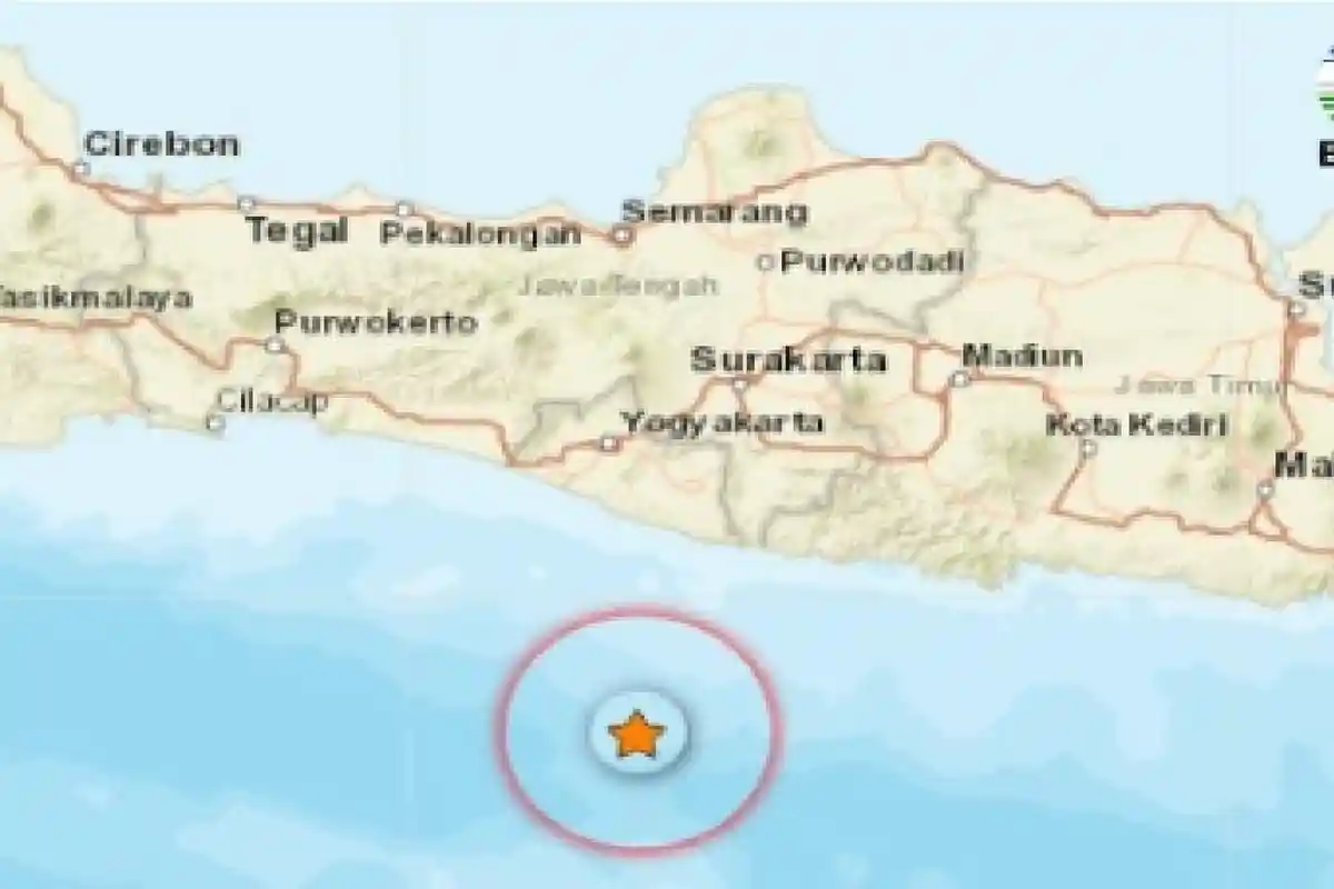 Gempa Yogyakarta Siang ini Senin 12 Februari 2024, Pusat Guncangan Berada di Sini, Berikut Info BMKG