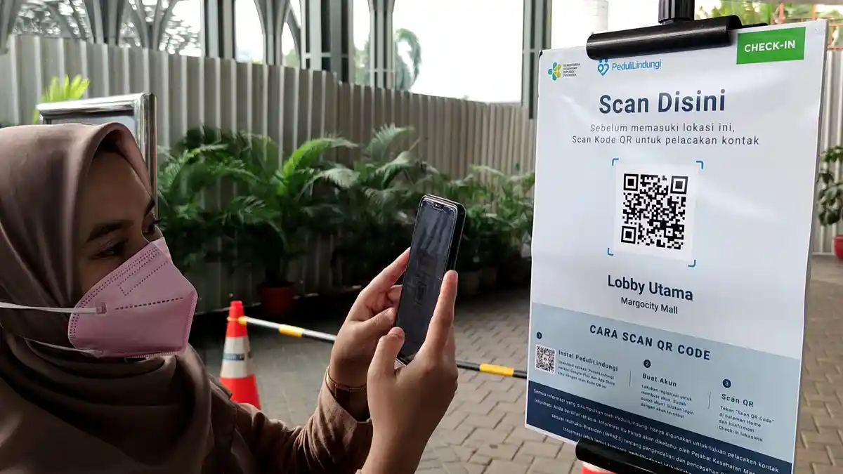 Sudah Terintegrasi, Ini Cara Scan QR Code PeduliLindungi via Gojek ...