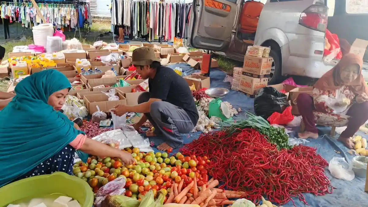 Tomat dan Cabai Anjlok Drastis di Pasangkayu, Bawang Merah Melonjak, Pedagang Menjerit