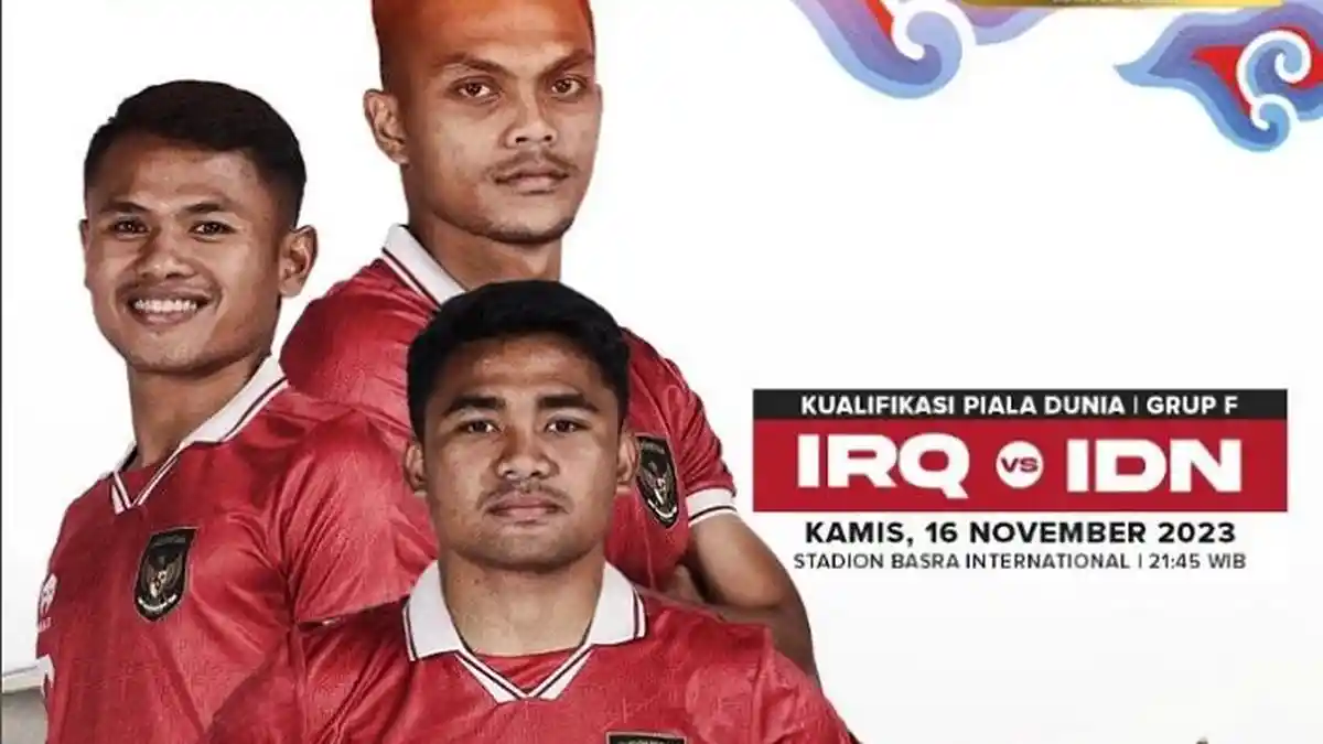 Link Live Streaming Indonesia vs Irak : Target Menang di Momen Bahagia Asnawi Mangkualam