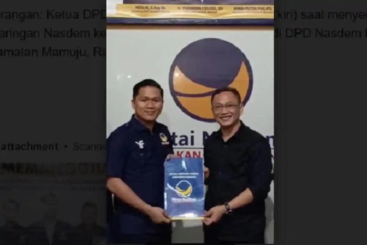 Irwan Pababari dan Sutinah Suhardi Berebut Restu Nasdem Sebagai Calon Bupati di Pilkada Mamuju 