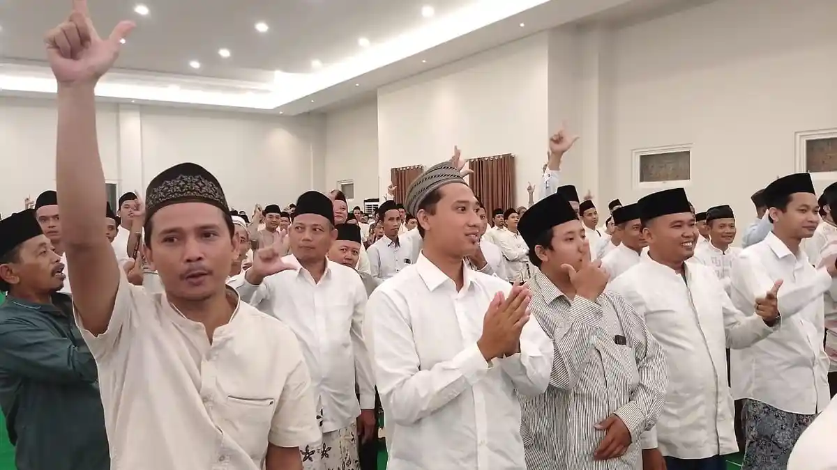 Aliansi Santri Balaitengahan Kudus Deklarasi Dukung Hartopo-Mawahib