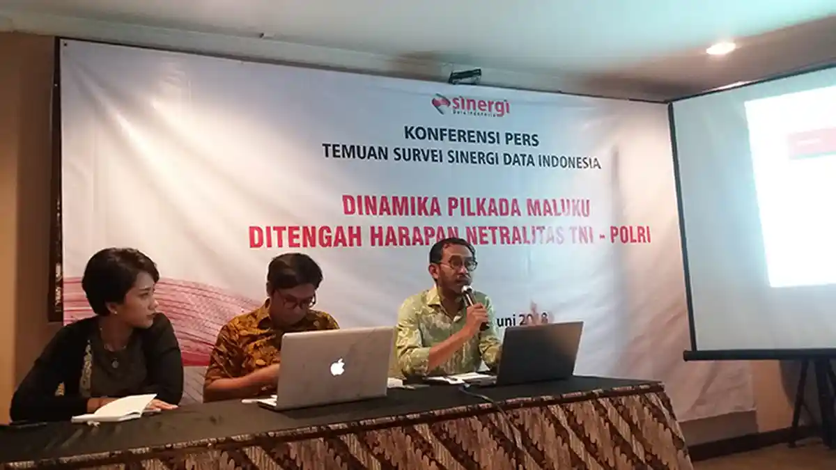 Survei SDI di Maluku: Said-Andre 35 persen, Herman-Vanath 26,17 persen, Murad-Barnabas 25,33 Persen