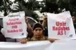 Tolak Pembangunan Gedung Baru Kedubes AS