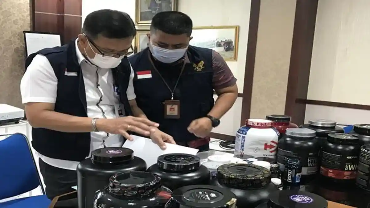 BPOM Sita  Pangan dan Suplemen Berbahaya Asal Singapura, Banyak Beredar di Gym Batam