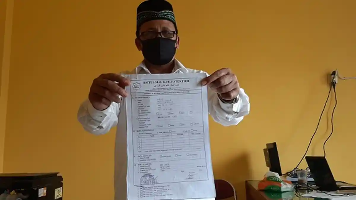 Perbup tak Turun, Infak Baitul Mal Pidie Rp 1,7 M belum Bisa Disalurkan