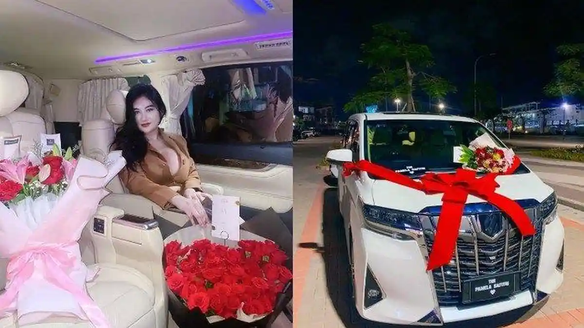 WOW! Pamela Safitri Dapat THR Lebaran Mobil Alphard dari Sosok A