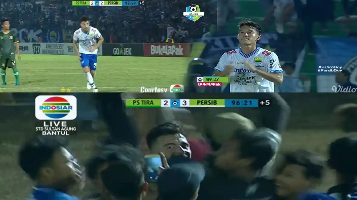 Cuplikan Gol PS Tira vs Persib, Jonathan Bauman Dapat Pelukan Bobotoh Persib