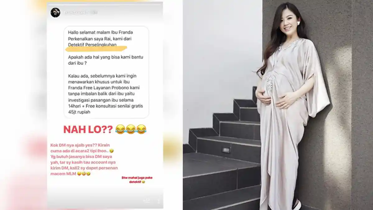 Heboh, Istri Samuel Zylgwyn Dapat DM dari Seorang Detektif Perselingkuhan, Franda: 