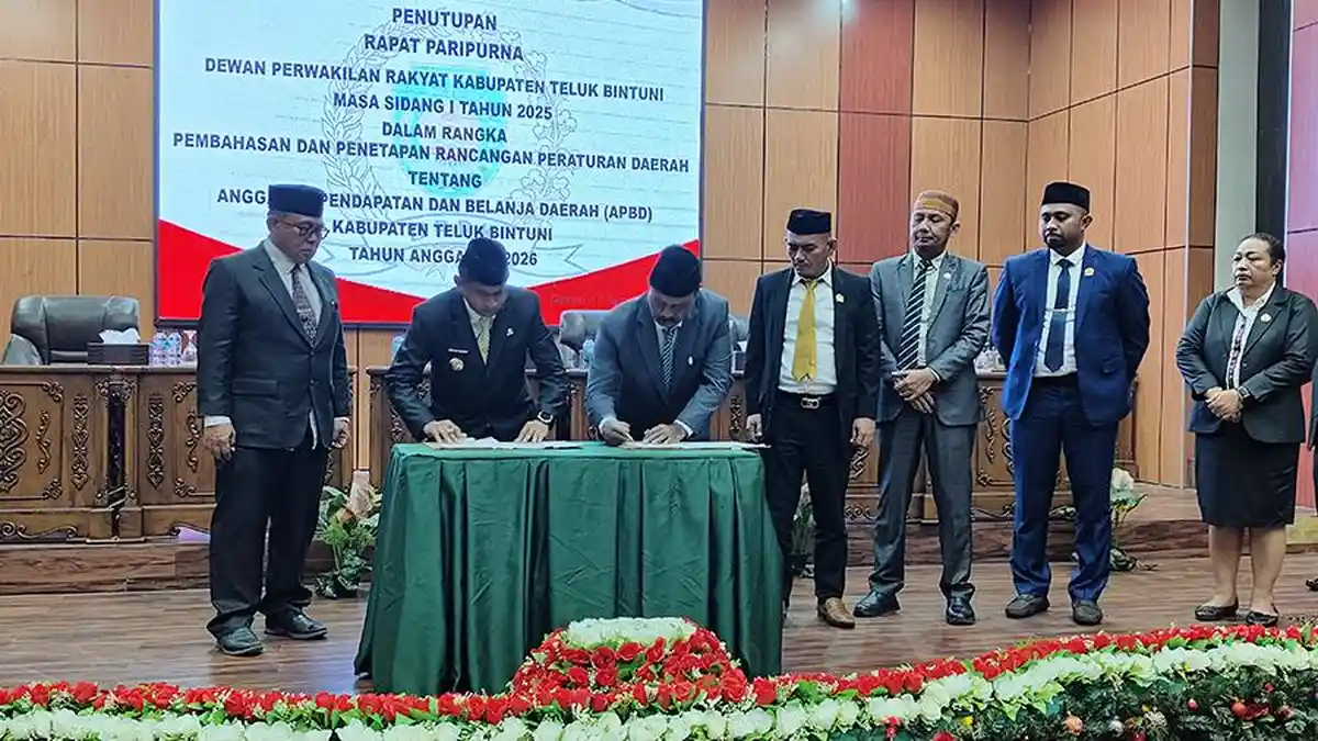 DPRK Teluk Bintuni Sahkan APBD 2026 Senilai Rp 2.576 Triliun