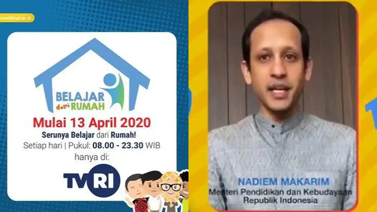 Mulai Hari Ini 13 April 2020 Jam 08.00 WIB, Link Live Streaming TVRI Program Belajar dari Rumah