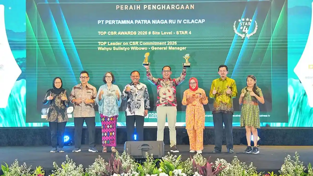 Pertamina RU IV Cilacap Raih 2 Penghargaan TOP CSR 2026 Berkat Mamaku