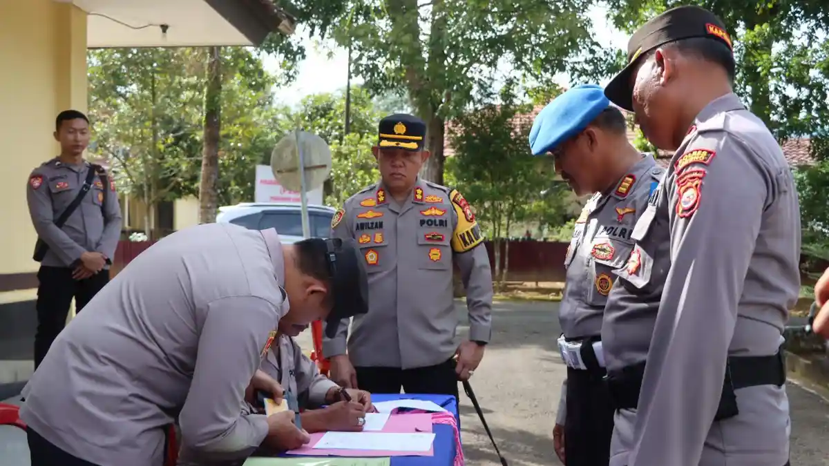 Hasil Pemeriksaan Senpi Anggota Polres Lebong Bengkulu