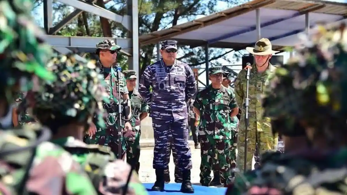 Jenderal Australia Puji Pasukan TNI Saat Latma Ausindo Amphibious Assault Exercise di Dabo Singkep