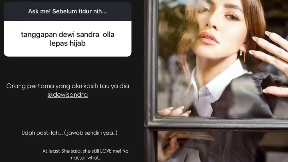 Kabari Dewi Sandra saat Mau Lepas Hijab, Olla Ramlan Ungkap Jawaban Bijak Sang Sahabat