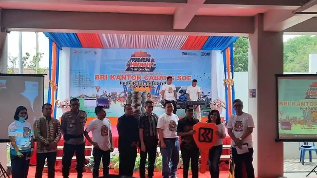 Wujud Apresiasi kepada Nasabah, BRI Cabang SoE Gelar Panen Hadiah Simpedes