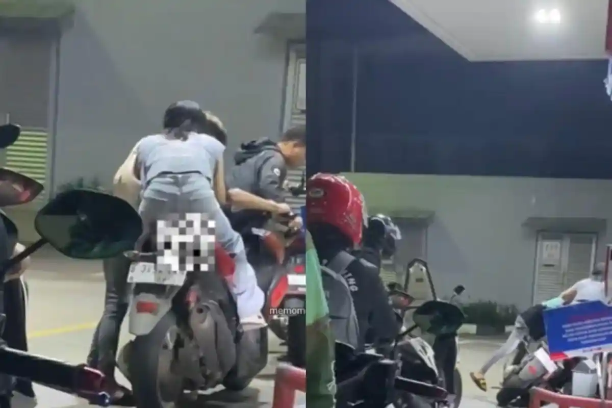 VIRAL, Wanita tak Mau Turun saat Isi BBM Bikin Geram Warganet: Aih Tinggal Turun Aja Ribet!