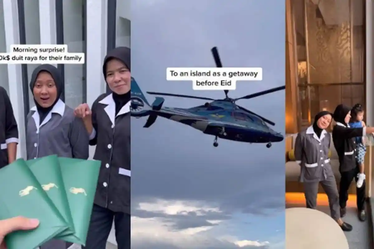 Majikan Manjakan Pembantu, Ajak Keliling Naik Heli dan Menginap di Hotel Mewah, Beri THR Rp 33 Juta