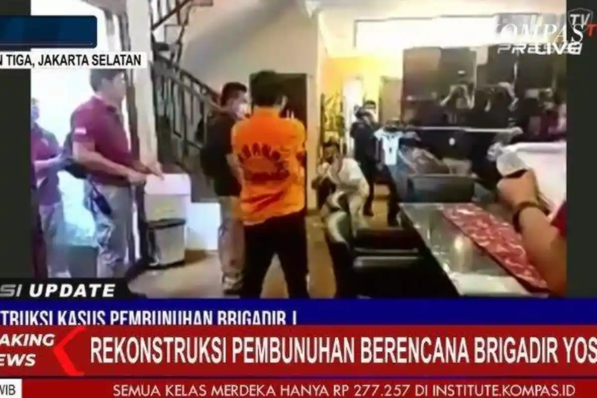 TERUNGKAP Gestur Brigadir J Sebelum Terbungkus, Berhadapan Langsung dengan Bharada E