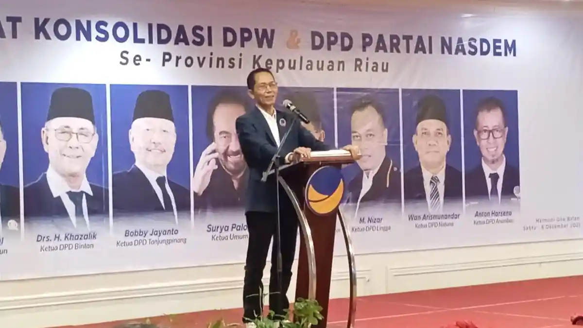 Amsakar Curhat di Forum Konsolidasi, Tegaskan Kader NasDem Harus Tetap Solid Besarkan Partai