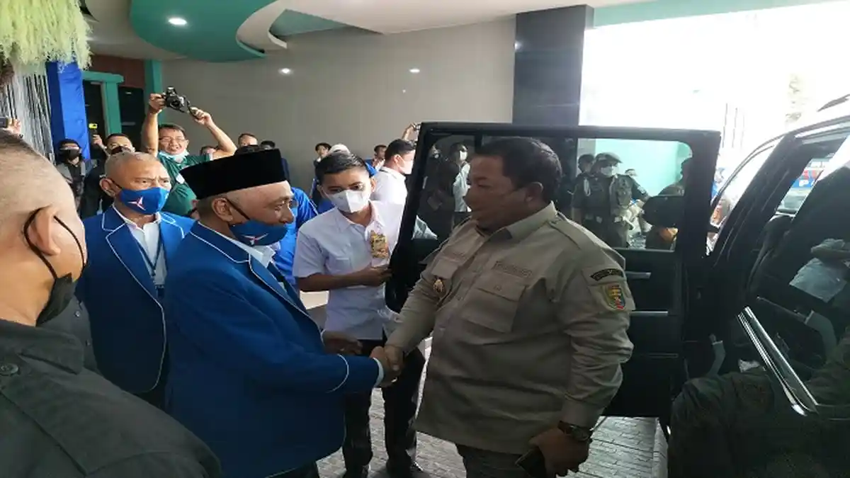 Gubernur Arinal hingga Zulkifli Anwar Hadiri Pelantikan Pengurus DPD Demokrat Lampung