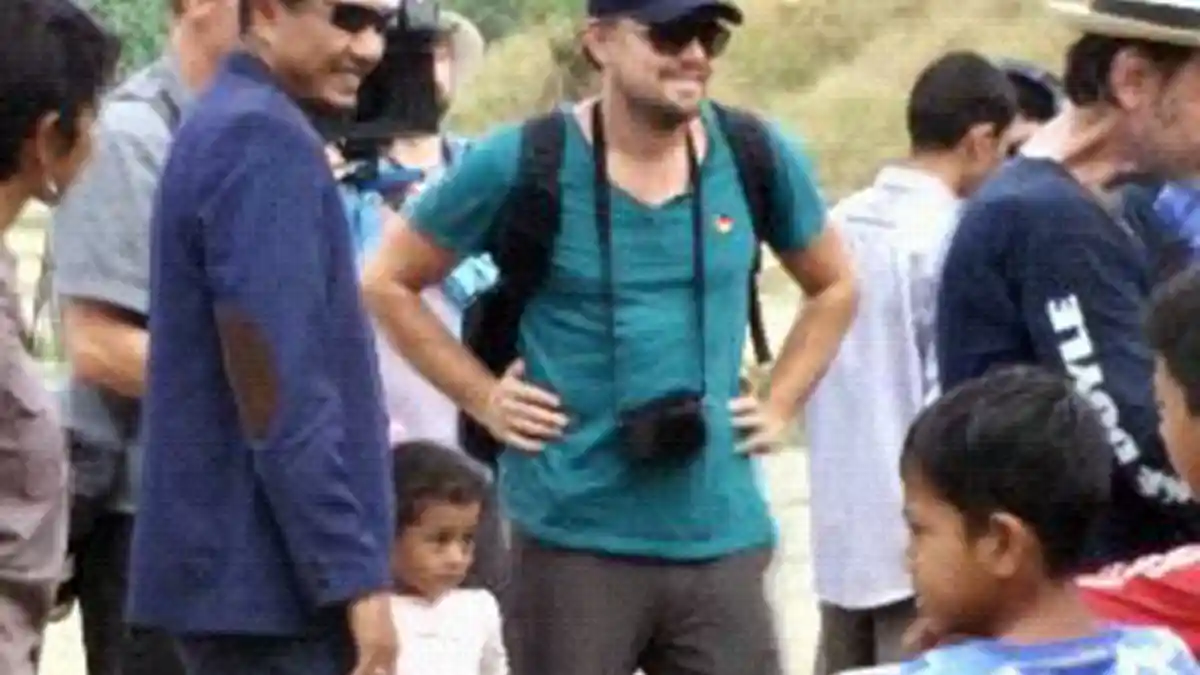 Leonardo DiCaprio Dua Jam di CRU Aceh Timur
