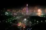 Pesta Kembang Api di Monas