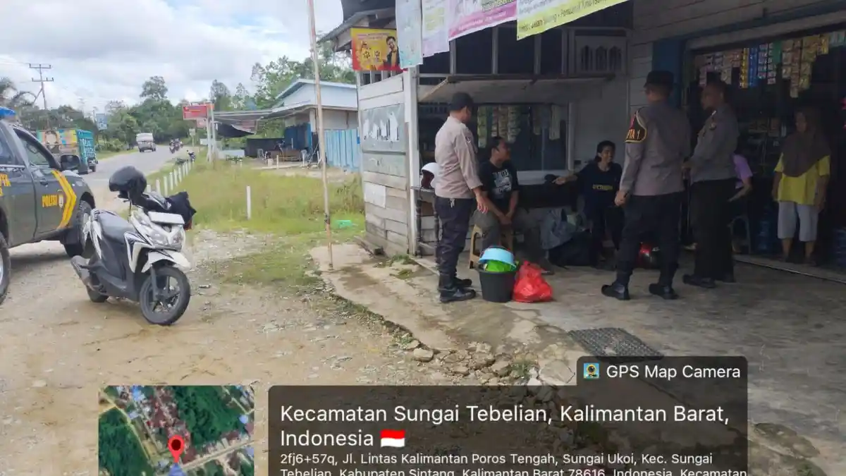 Respons Cepat Call Center 110, Polres Sintang Bantu Ibu Hamil Terlantar di Pinggir Jalan