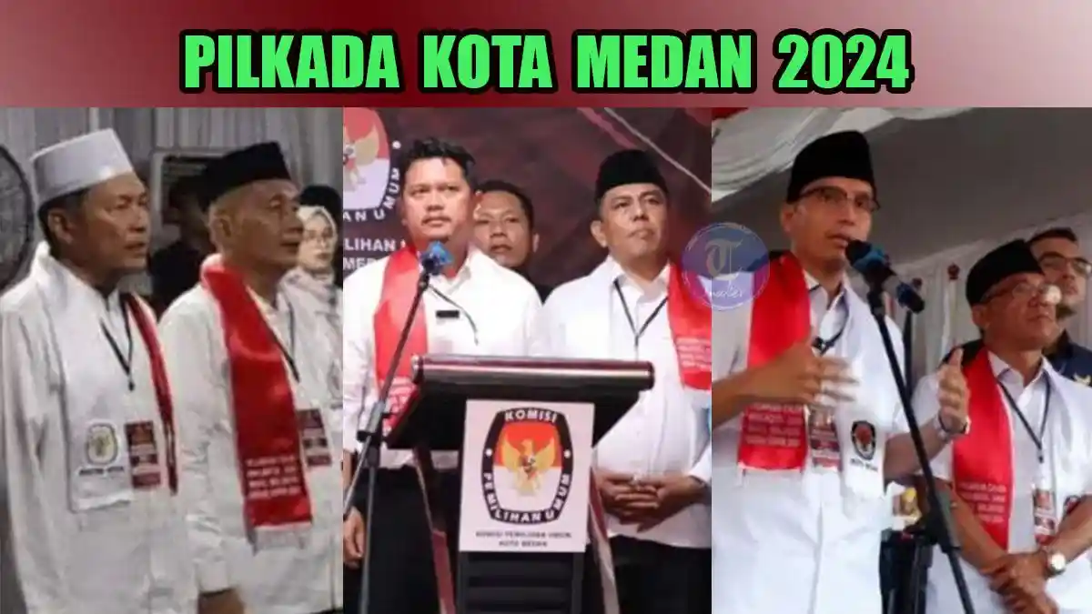 3 Paslon di Pilkada Kota Medan 2024, Rico vs Ridha vs Hidayatullah, Mencari Pengganti Bobby Nasution
