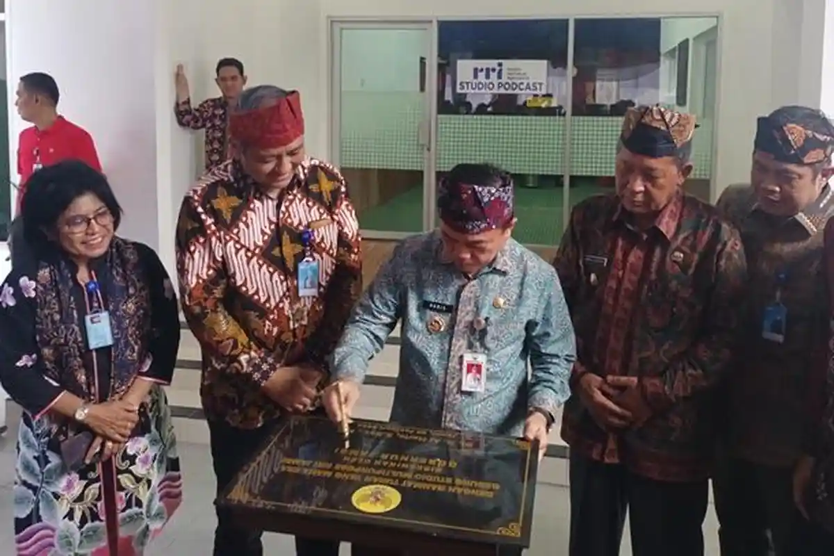 Resmikan Gedung Studio Multi Purpose RRI, Al Haris Harap RRI Hadirkan Program Menarik