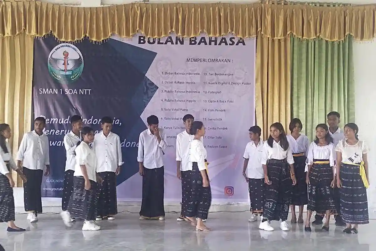 SMAN 1 Soa Gelar Lomba Antar Kelas 