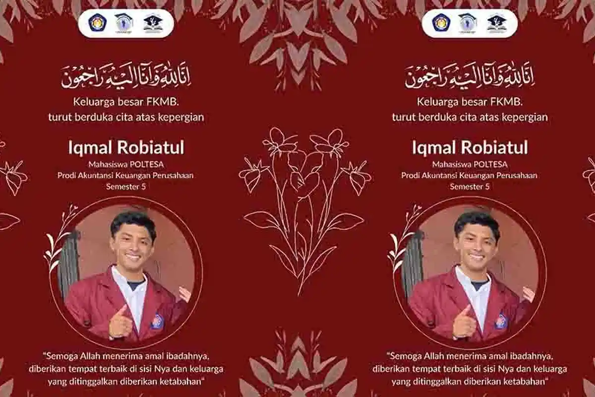 Mahasiswa Poltesa Iqmal Korban Kecelakaan Maut Peraih Beasiswa KIP-K