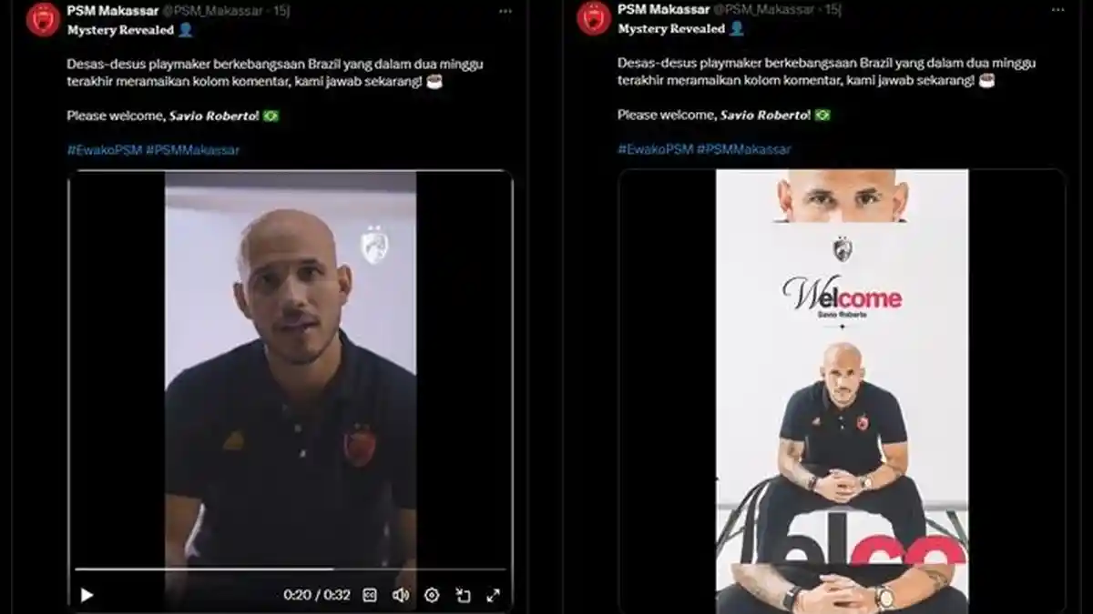 Profil dan Statistik Savio Roberto, Penerus Wiljan Pluim di PSM Makassar, Persijap Ujian Perdana